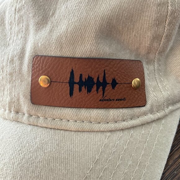 Adventure Awaits Soundwave Vintage Washed Beige Hat - Picture 3 of 4